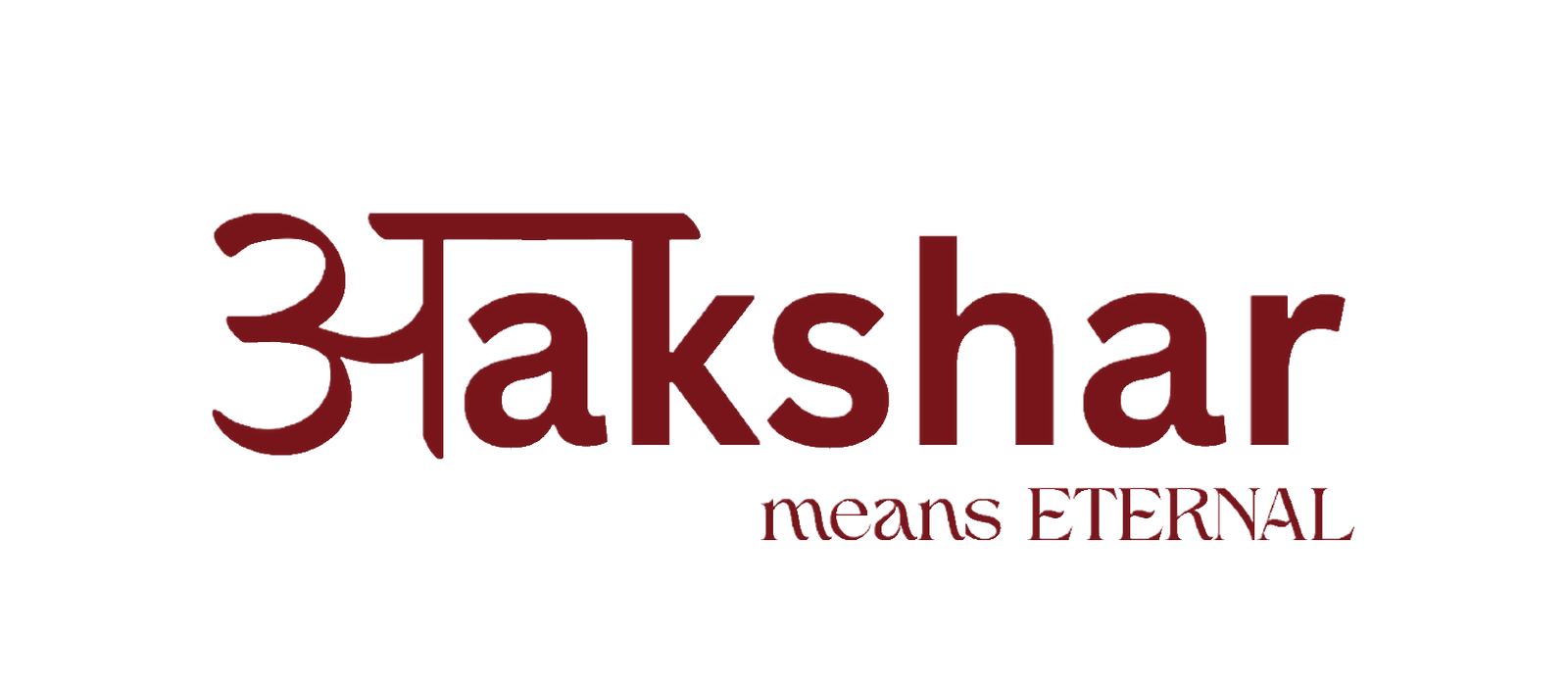 Akshar Means Eternal logo