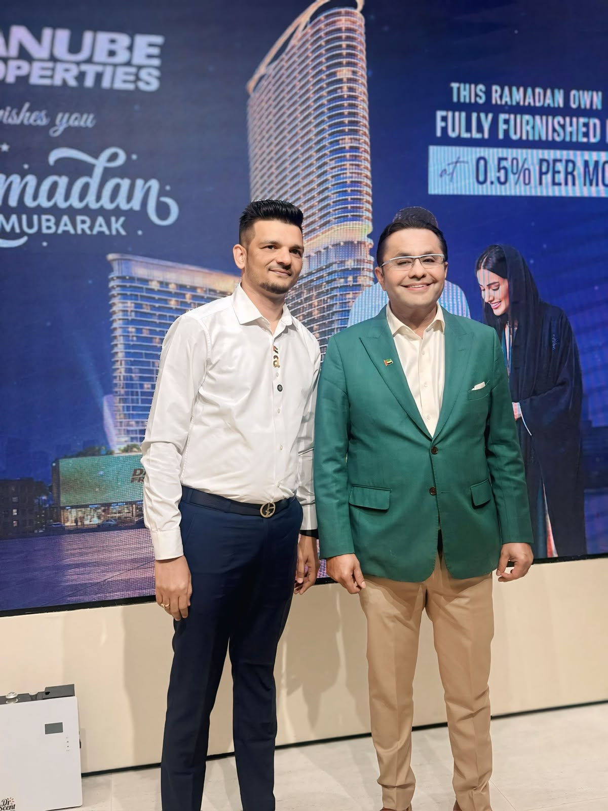 Prittesh Patel at a Dubai real estate event